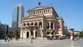 Alte Oper, Old Opera, built in 1880, in Innenstadt, within the banking district Bankenviertel, Frankfurt, Germany Royalty Free Stock Photo