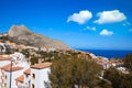 Altea beach aerial view in Alicante