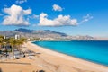 Altea Playa del Albir of white stones in Alicante Royalty Free Stock Photo