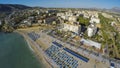 Altea Playa del Albir of white stones in Alicante Mediterranean Royalty Free Stock Photo