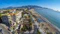 Altea Playa del Albir of white stones in Alicante Mediterranean Royalty Free Stock Photo