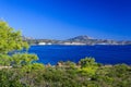 Altea Playa del Albir of white stones in Alicante Mediterranean Spain