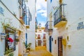 Narrow streets in Altea, Spain