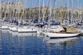 Altea , spain, may 18, 2020, Port Altea in Alicante Mediterranean coast, Coast Blanca Valencia community