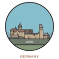 Altena. Cities and towns in Germany Royalty Free Stock Photo