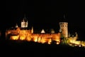 Altena city castle at night