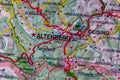 Altenberg, Germany, on a road m Royalty Free Stock Photo
