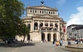 Alte Oper, Old Opera, built in 1880, in Innenstadt, within the banking district Bankenviertel, Frankfurt, Germany Royalty Free Stock Photo