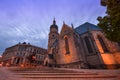 Altenburg Germany -May 2018: the church st bartholomaei in front of the blue summer sky Royalty Free Stock Photo