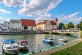 Alter Strom Canal in Warnemunde Rostock Germany