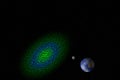Alternate earth parallel universe nebula starfield