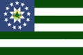 Glossy glass Alternate Flag of Vermont