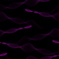 Alternating Abstract Fuchsia Lines Seamless Wave Pattern