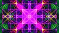 Alternative abstract very colorful modern fractal background made out of a decorative grid with beams, arches, rings