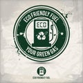 Alternative eco friendly fuel stamp