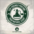 Alternative eco friendly perfume stamp