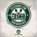 Alternative eco friendly time stamp