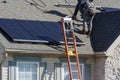 Alternative ecological energy installing solar photovoltaic panel system