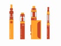 Alternative electronic cigarettes and vaporizers Royalty Free Stock Photo