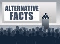 Alternative facts Royalty Free Stock Photo