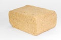 Alternative fuel, eco fuel, bio fuel. Wood sawdust briquettes for stoves. Lean-burn with good heat output. Royalty Free Stock Photo