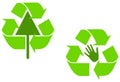 Alternative Green Recycle Symbols