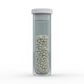 Alternative Homeopathy medicine herbs, healtcare and pills concept. 3D