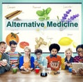 Alternative Medicine Health Herb Therapy Concept Royalty Free Stock Photo