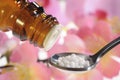 Alternative medicine with homeopathic pills Royalty Free Stock Photo