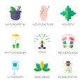 Alternative Medicine icons.