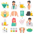 Alternative Medicine Icons Set