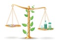 Alternative Medicine Libra Balance Concept