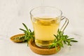 Alternative Medicine. Rosemary herbal tea.