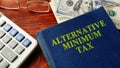 Alternative Minimum Tax AMT. Royalty Free Stock Photo