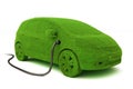 Alternative power concept eco car . Royalty Free Stock Photo