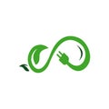 alternative renewable sustainable energy logo vector graphic design icon illustrations