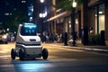 Delivery electricity international technology transportation alternative smart auto future robot deliver vehicle car