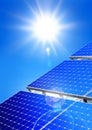 Alternative solar energy Royalty Free Stock Photo