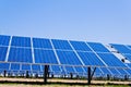 Alternative solar energy. solar energy power Royalty Free Stock Photo