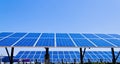 Alternative Solar Energy. Solar power plant. Royalty Free Stock Photo