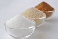 Alternative sweeteners - organic coconut sugar, xylitol, cane sugar,