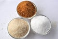 Alternative sweeteners - organic coconut sugar, xylitol, cane sugar