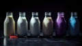 Alternative types of milks. Vegan substitute dairy milk, generative ai