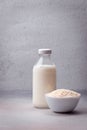Alternative vegan milk based on sesame seeds Royalty Free Stock Photo