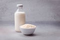 Alternative vegan milk based on sesame seeds Royalty Free Stock Photo