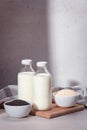 Alternative vegan milk based on sesame seeds Royalty Free Stock Photo