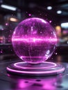 Alternative view of the Bloch sphere for representing qubits Royalty Free Stock Photo