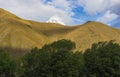 Alternative view of the Kazbeg mountain