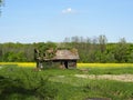 Very old derelict wooden house Royalty Free Stock Photo