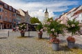 Altes Rathaus on Oberer platz in Deggendorf, Bavaria, Germany